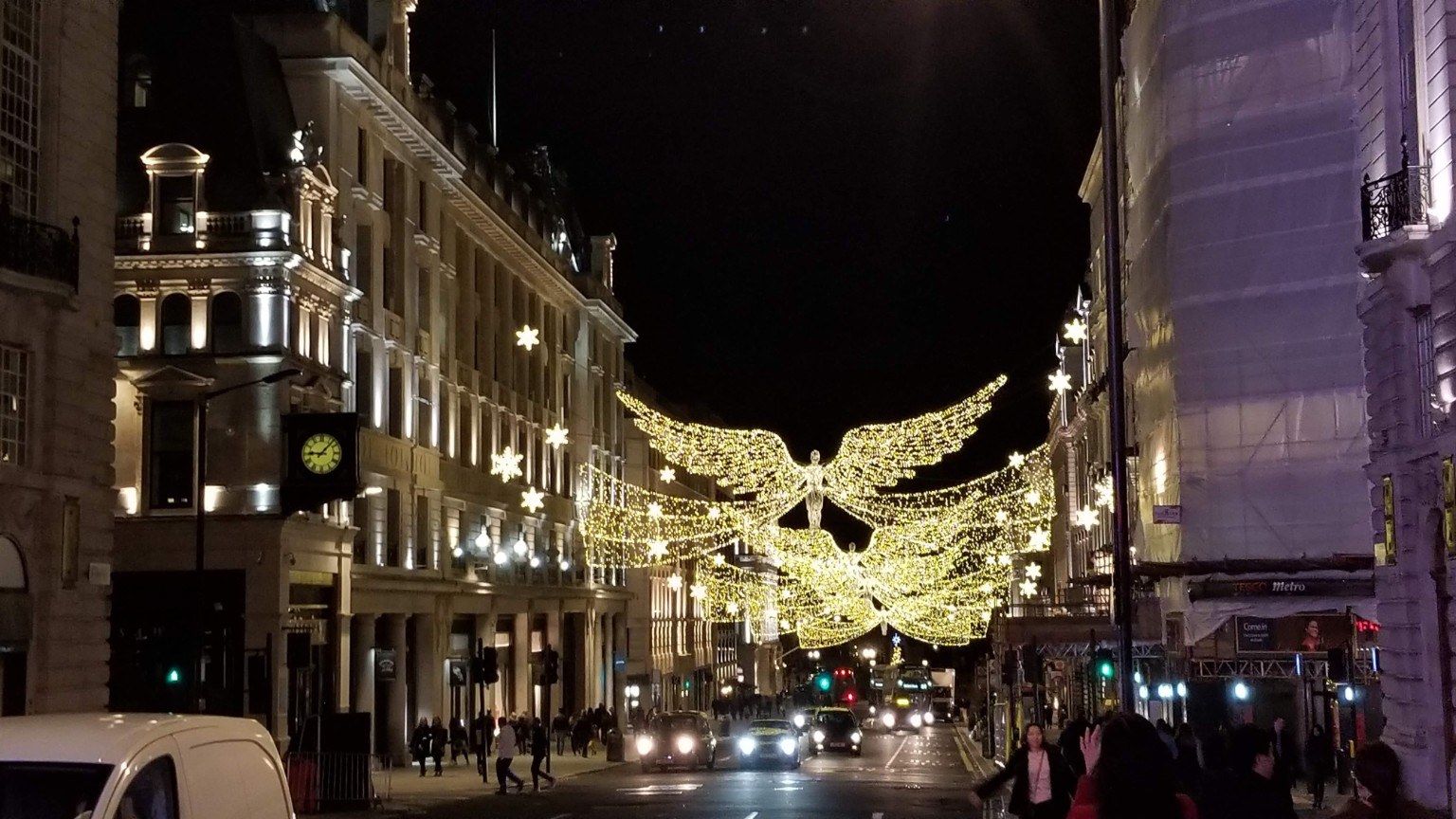 Regent Street Christmas lights in London