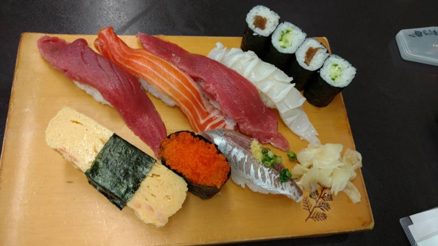 Another view of the sushi