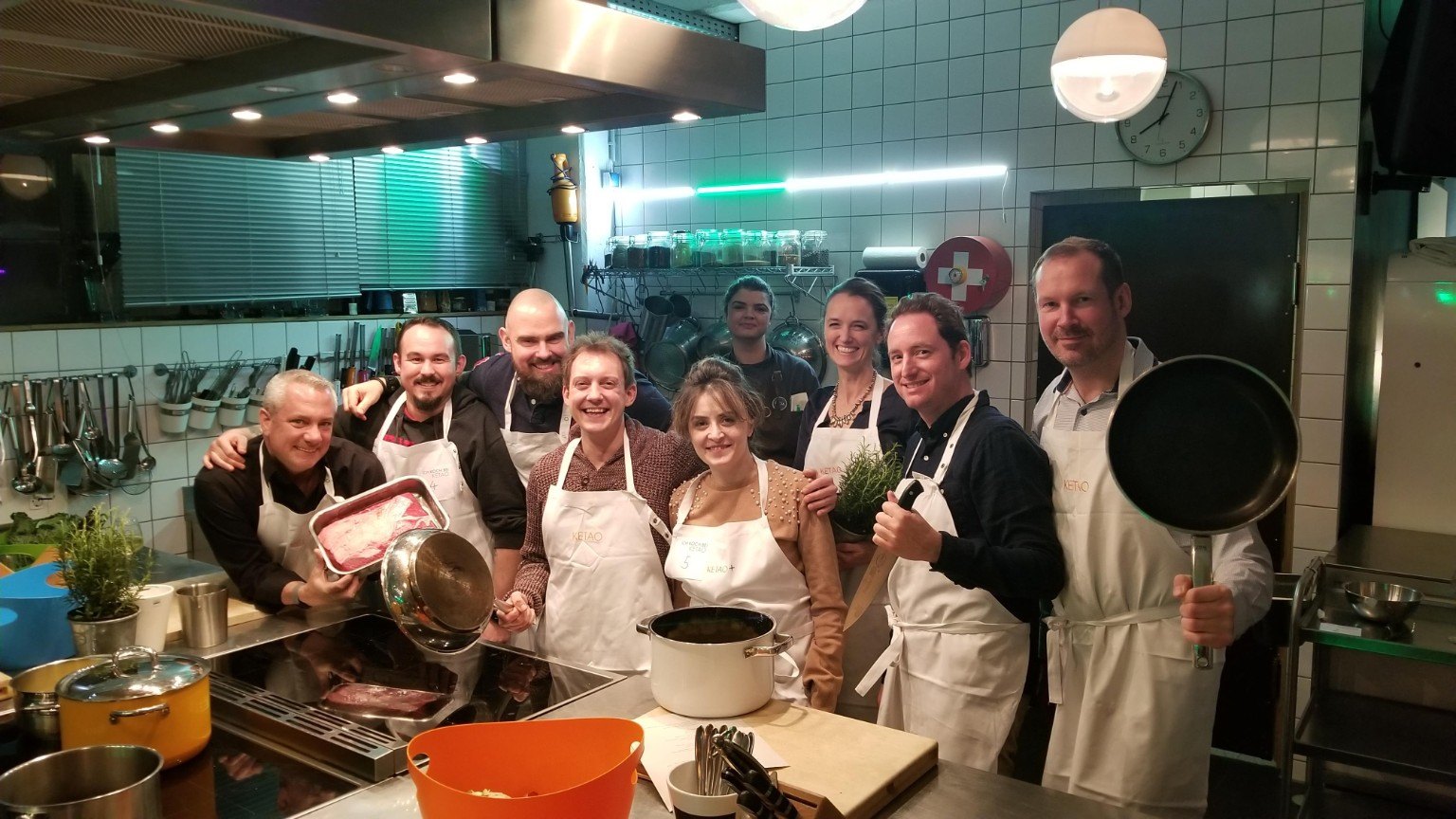 Cooking with the EMEA team in Frankfurt