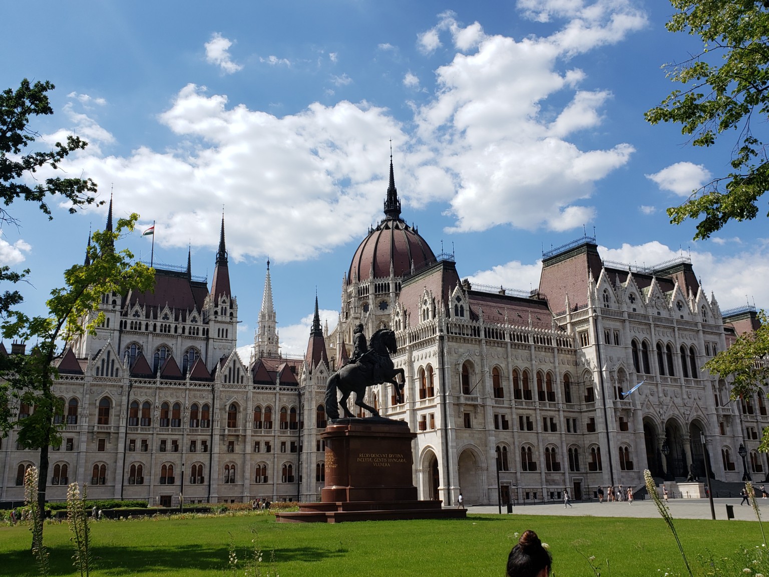 The Hungarian Parliament Building up close