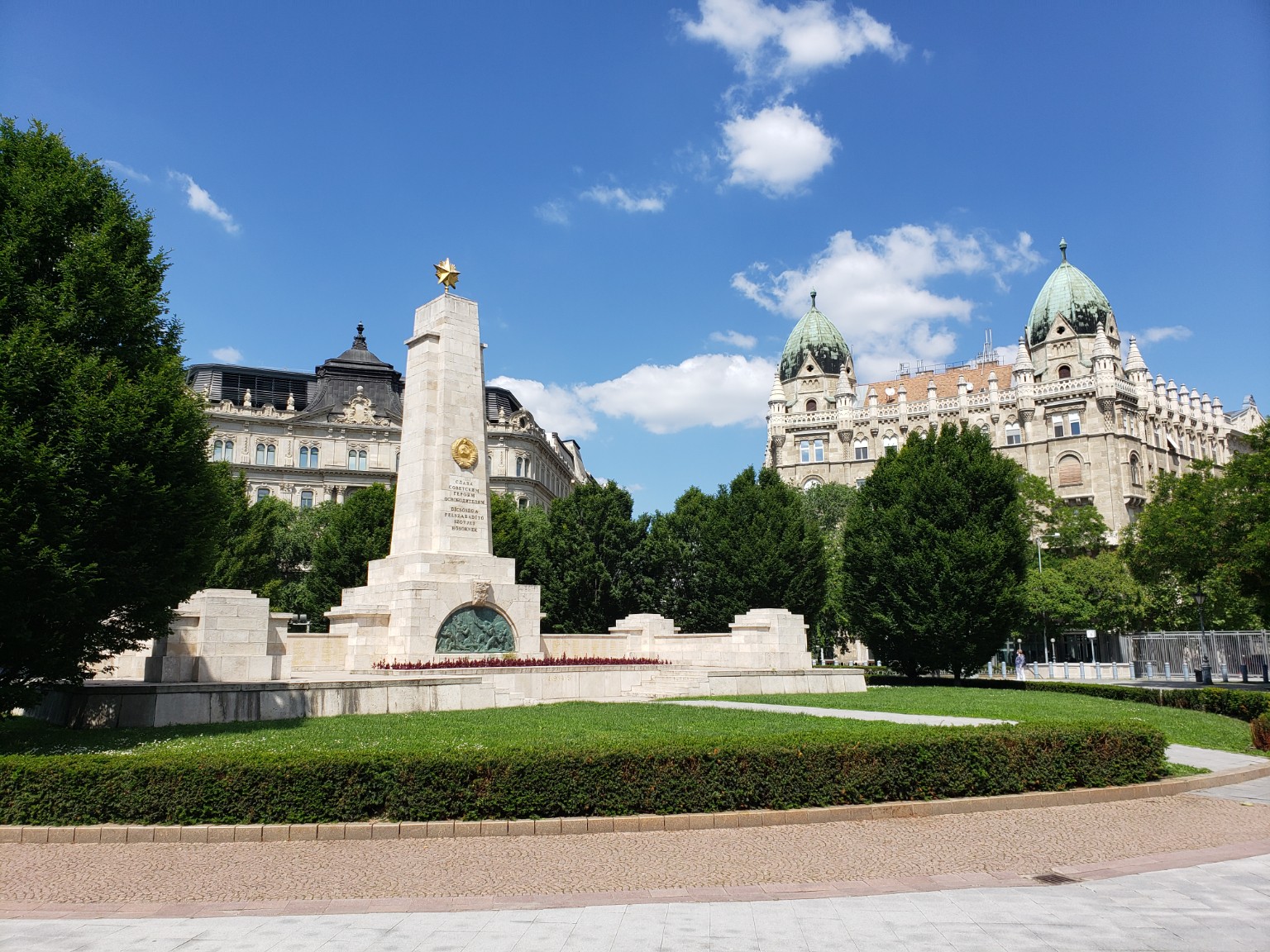 Liberty Square and the Soviet War Memorial
