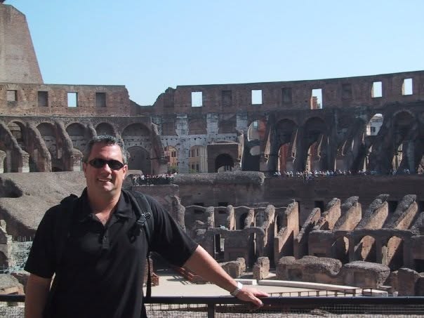 Inside the Colosseum in Rome
