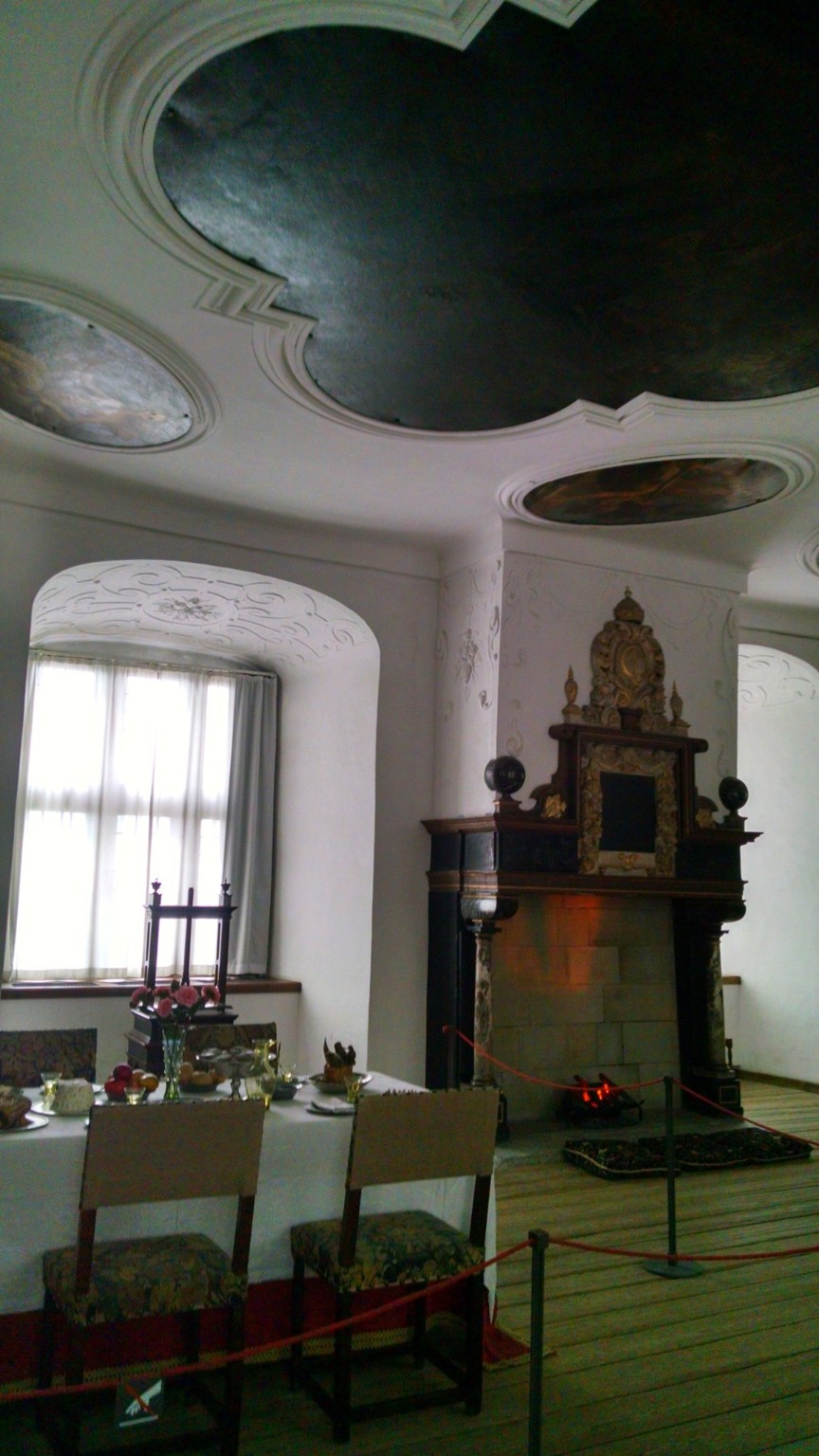 Preserved castle interior