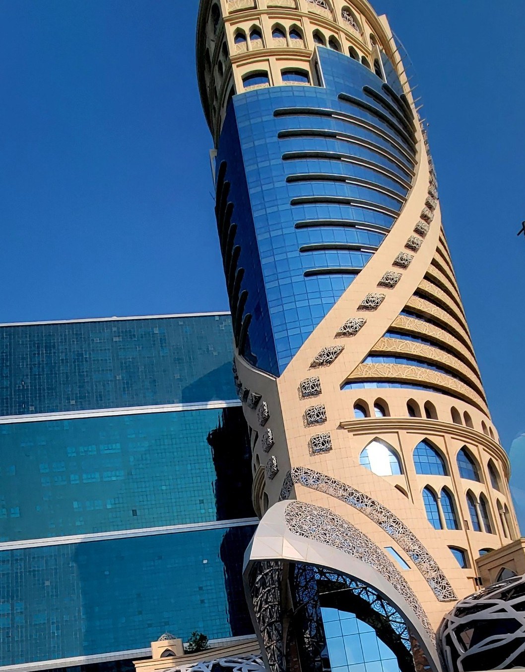 Tower detail in Doha
