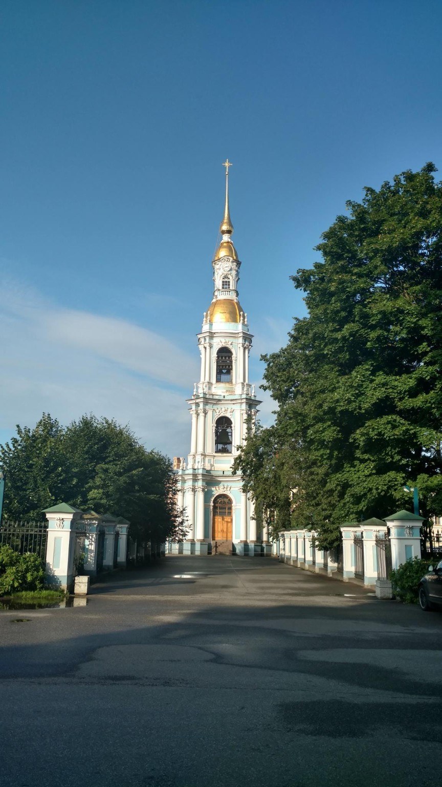 Bell tower and spire of Peter and Paul Cathedral