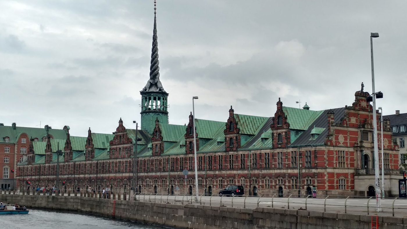 Borsen, the old stock exchange, with its unmistakable dragon-tail spire