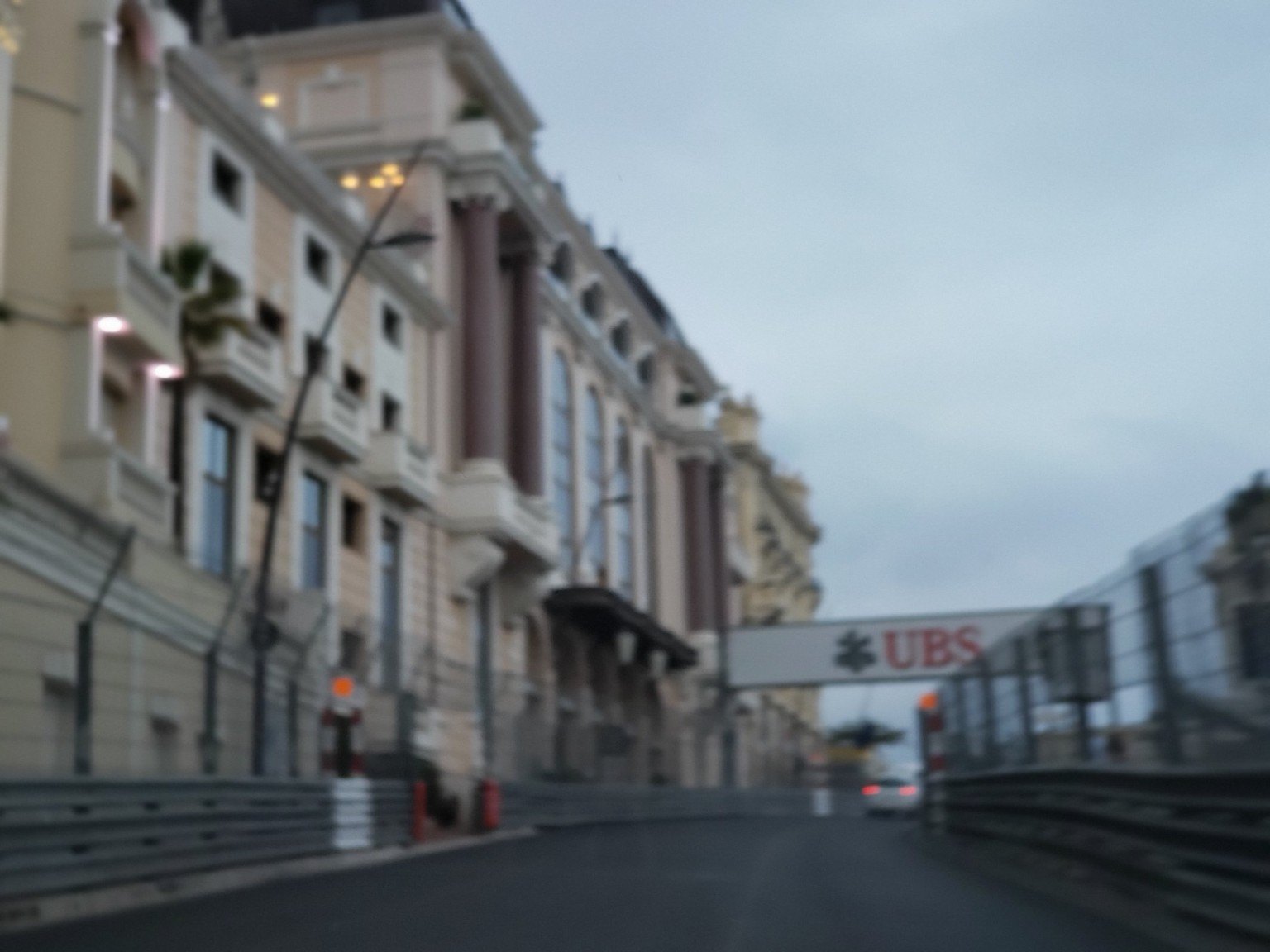 Monaco city streets being prepared for the Grand Prix