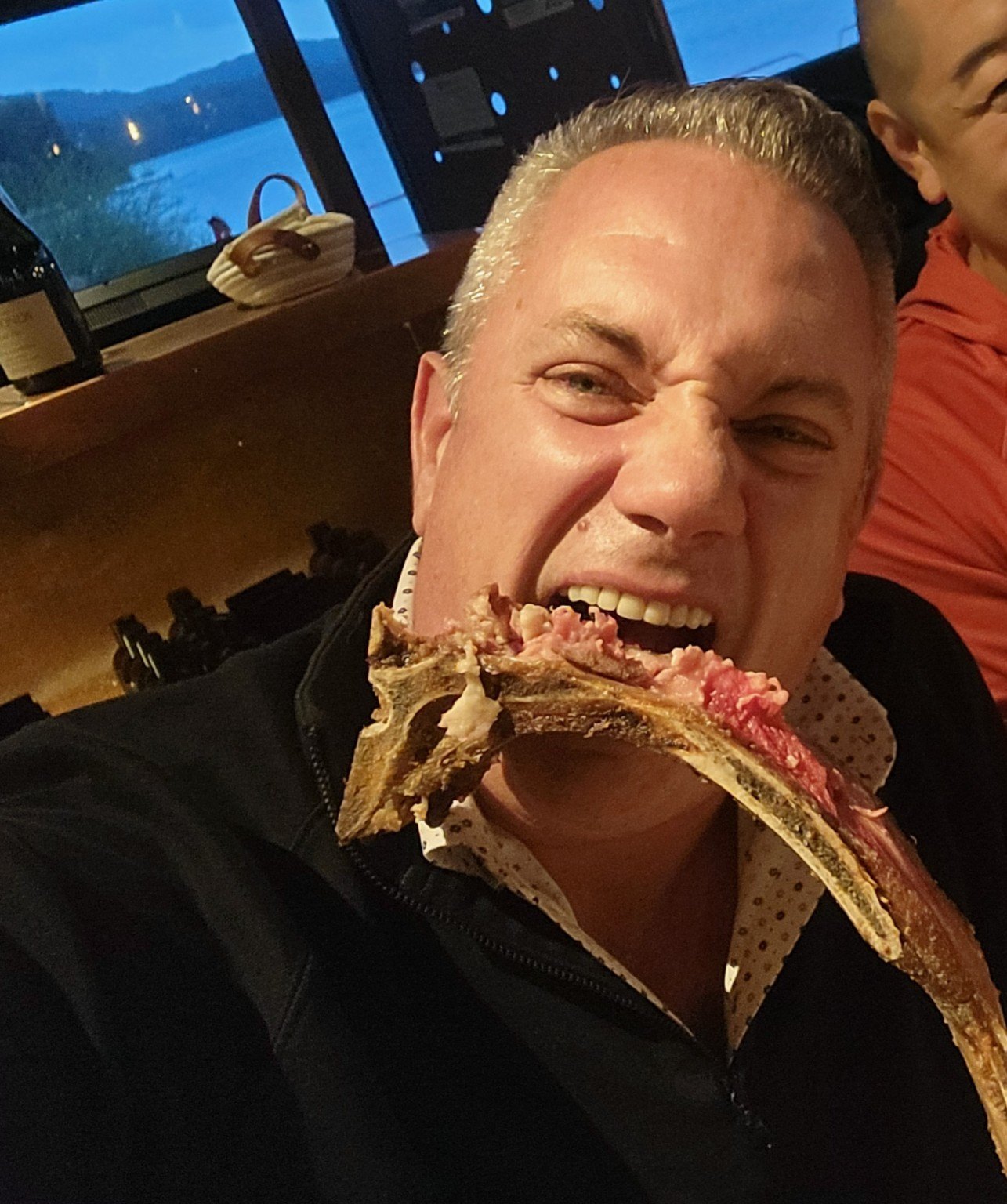 Argentine steak dinner