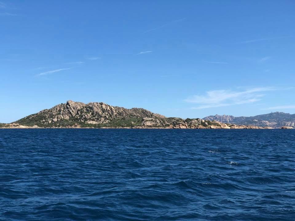 Sardinia coastline from the water