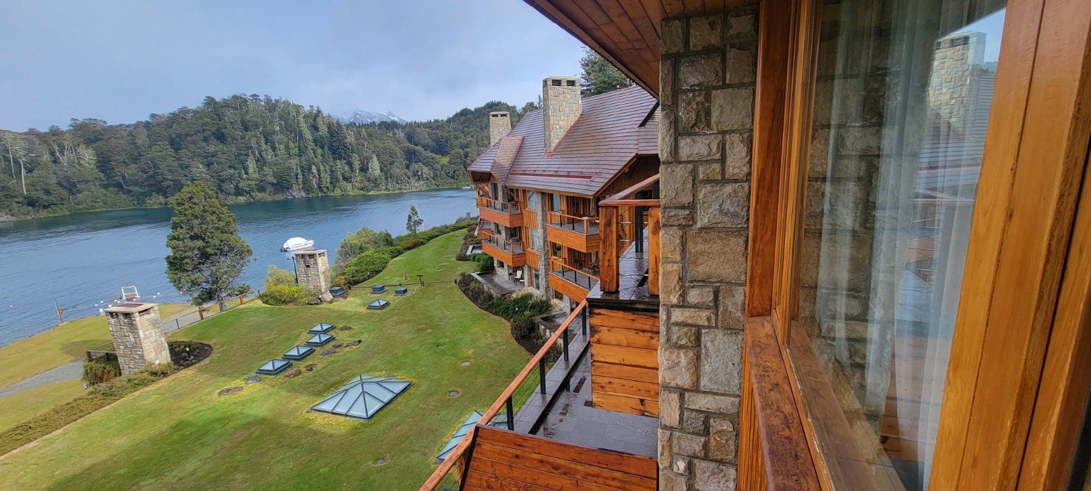 View from balcony in Villa Llao Llao