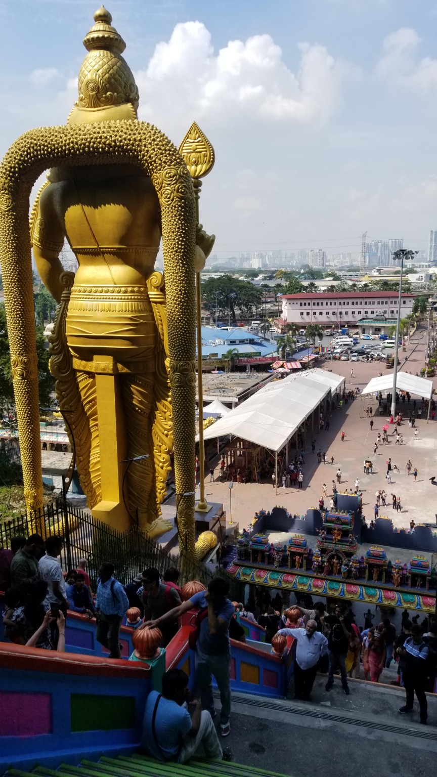 View from Batu Caves steps