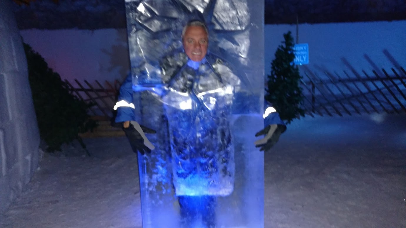 Frozen photo-op at Winter World