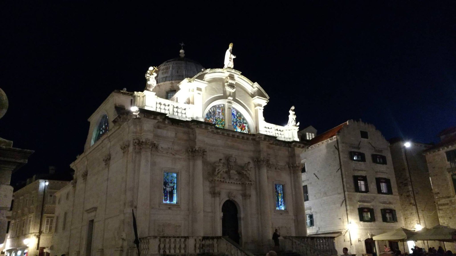 Sponza Palace facade in Dubrovnik