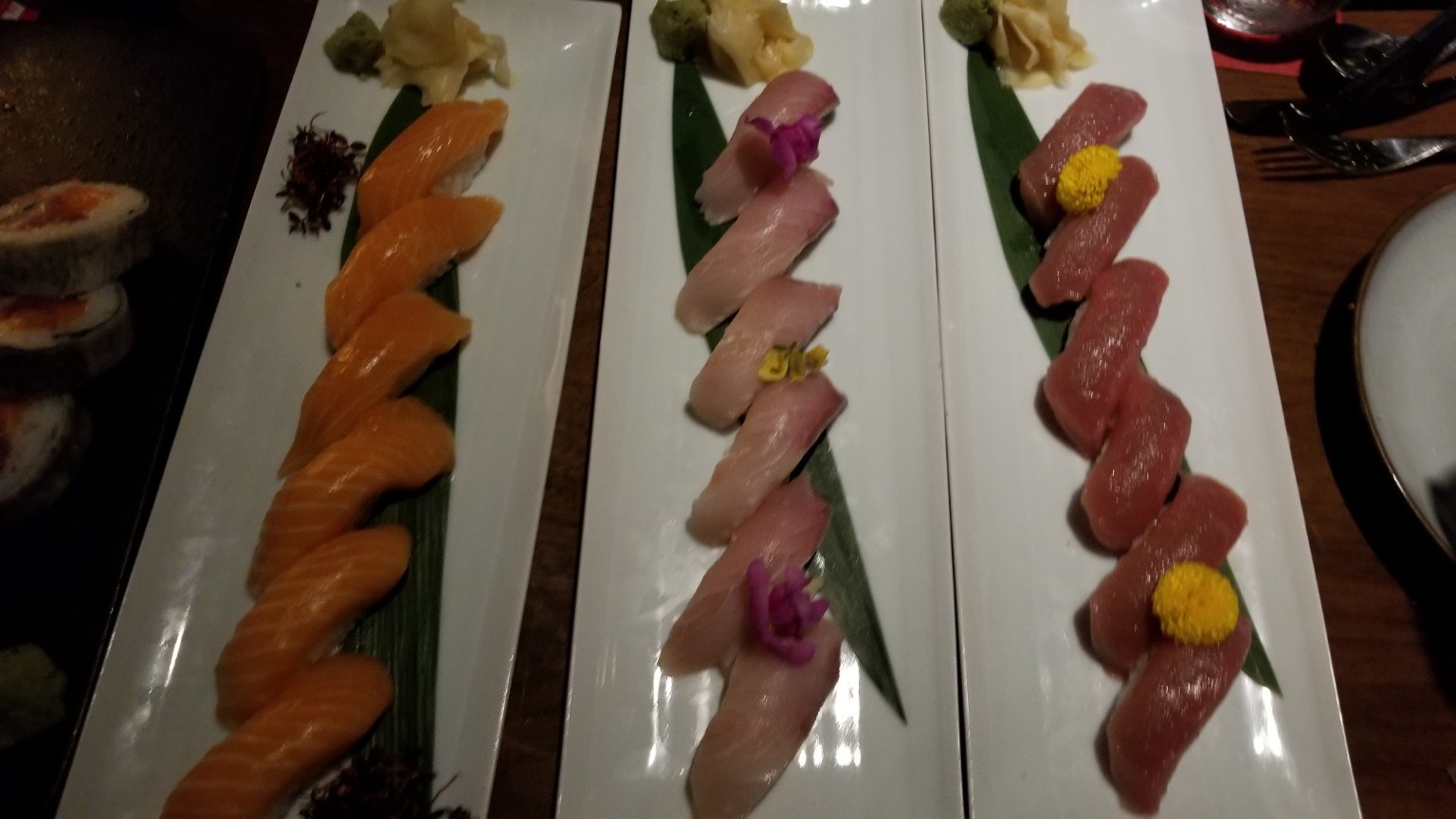 A plate of sushi in Singapore