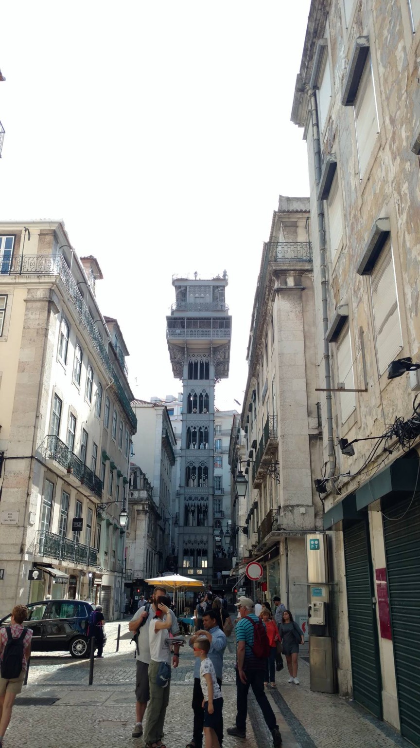 Santa Justa Lift in Lisbon