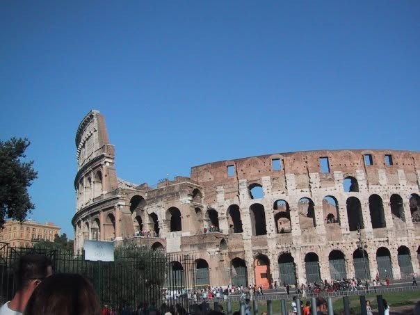 The Colosseum exterior in Rome