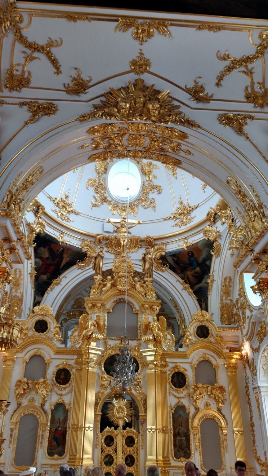 Gilded chapel detail in St. Isaac's Cathedral