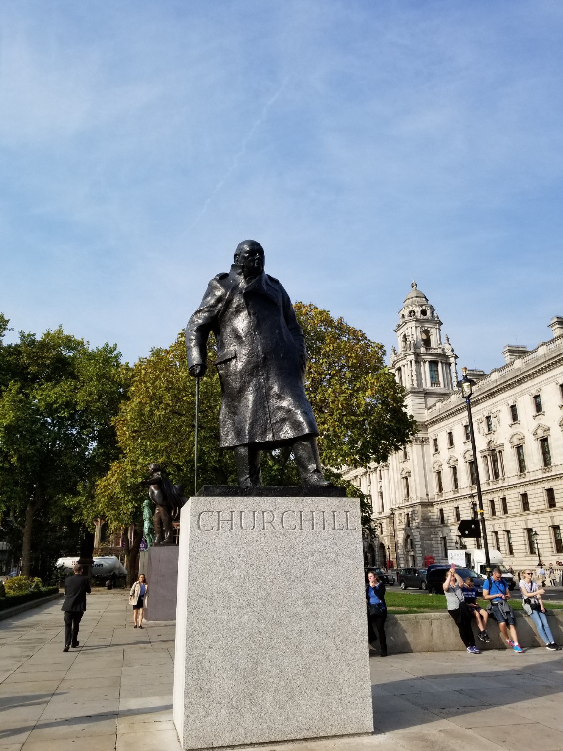 Entrance to the Churchill War Rooms in London