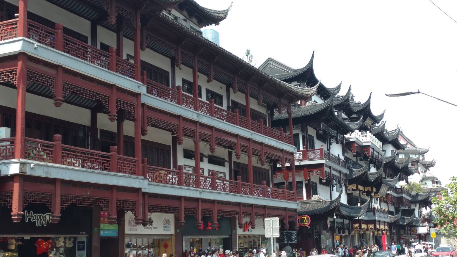 Traditional-style shopping streets