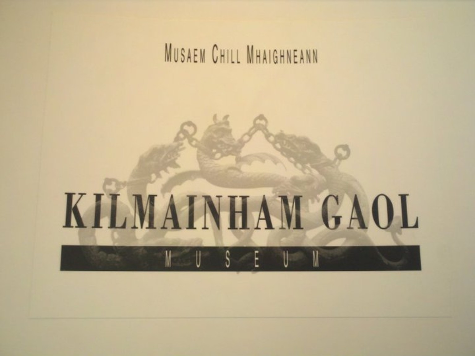 Exterior of Kilmainham Gaol in Dublin, Ireland