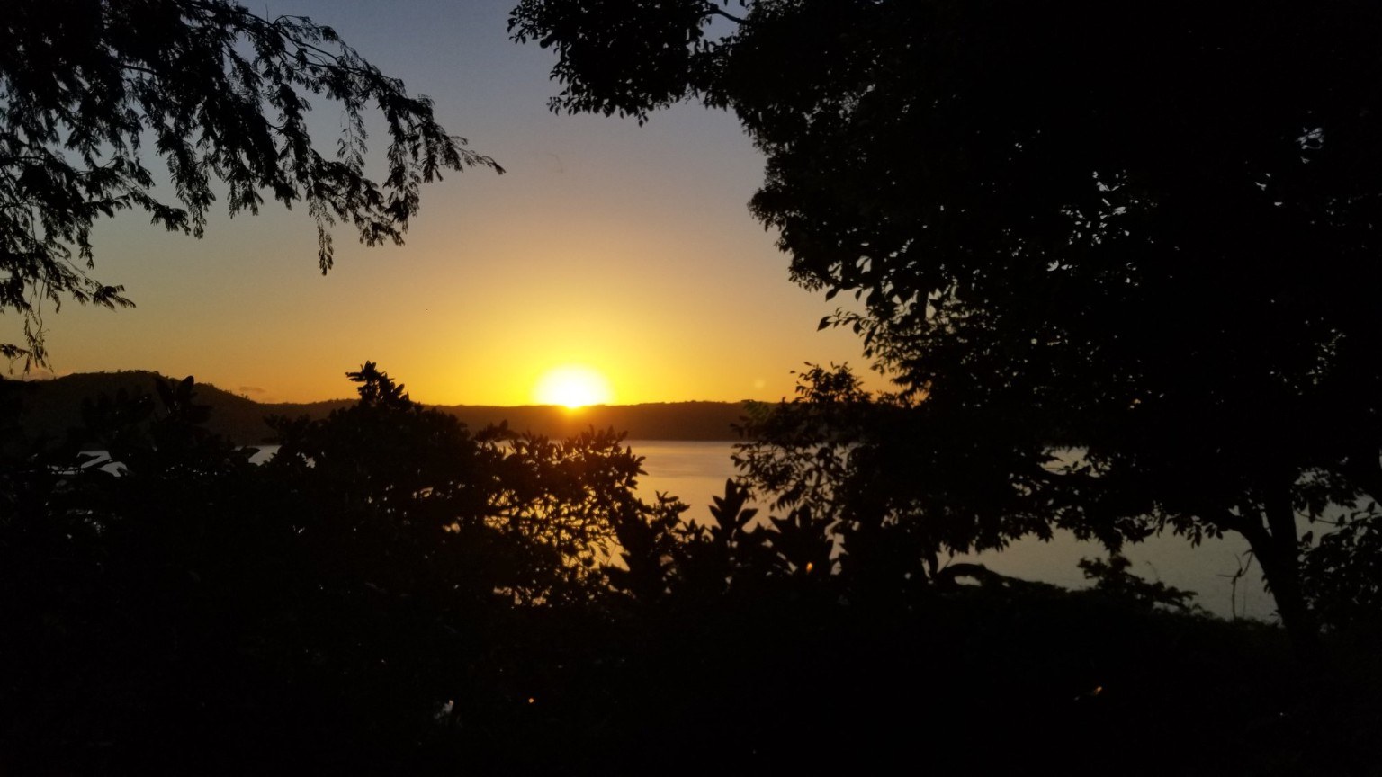 Sunrise over Peninsula Papagayo, Costa Rica