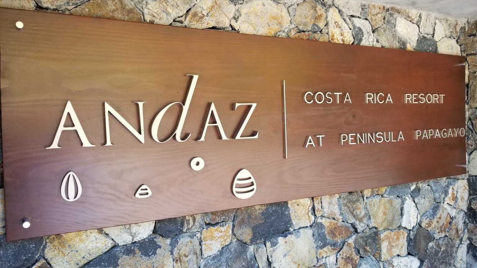 Andaz Costa Rica Resort sign