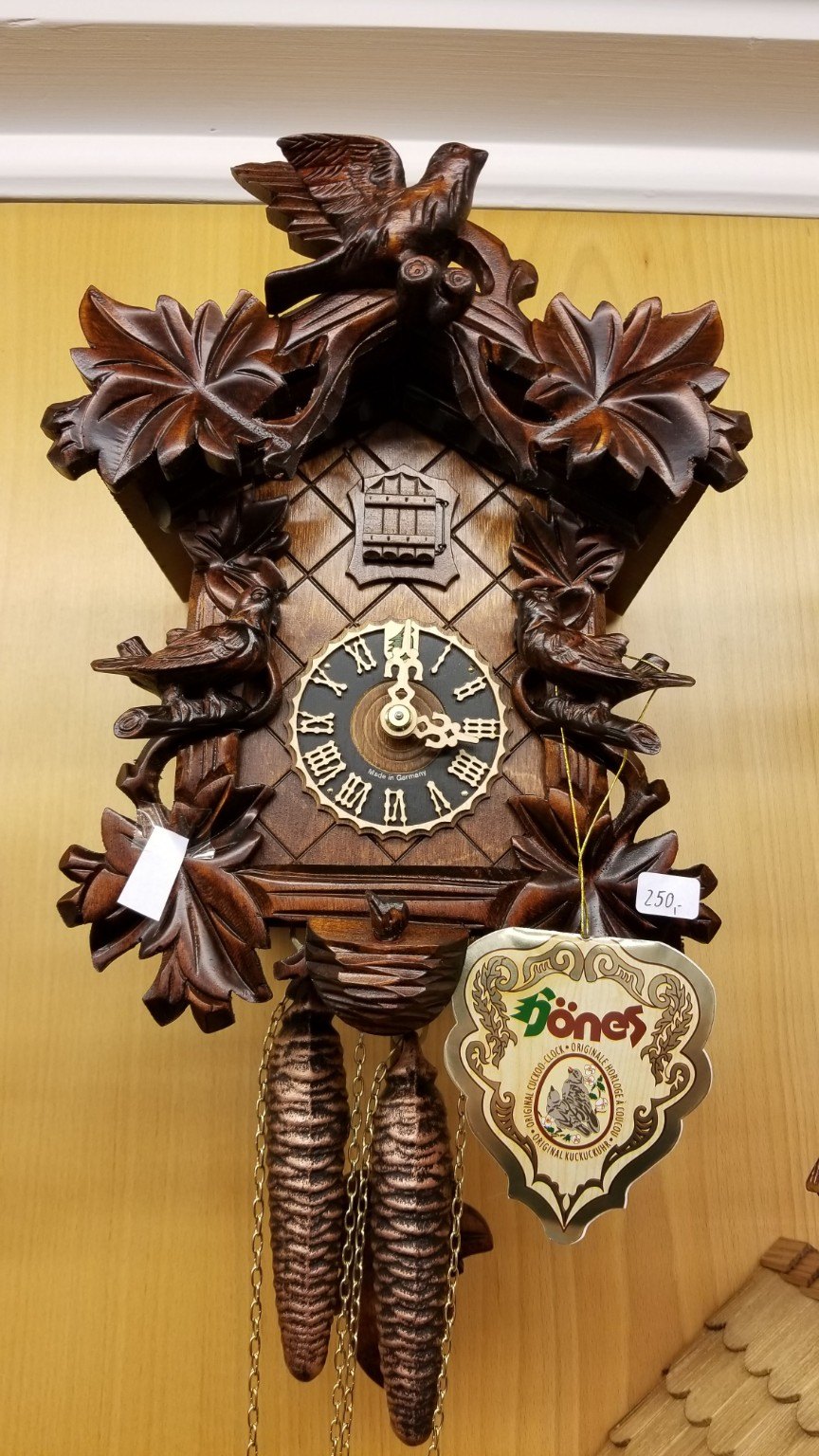 A cuckoo clock souvenir from Germany