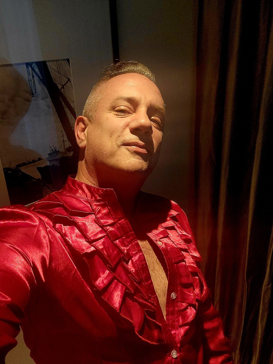 Red shirt at Faena