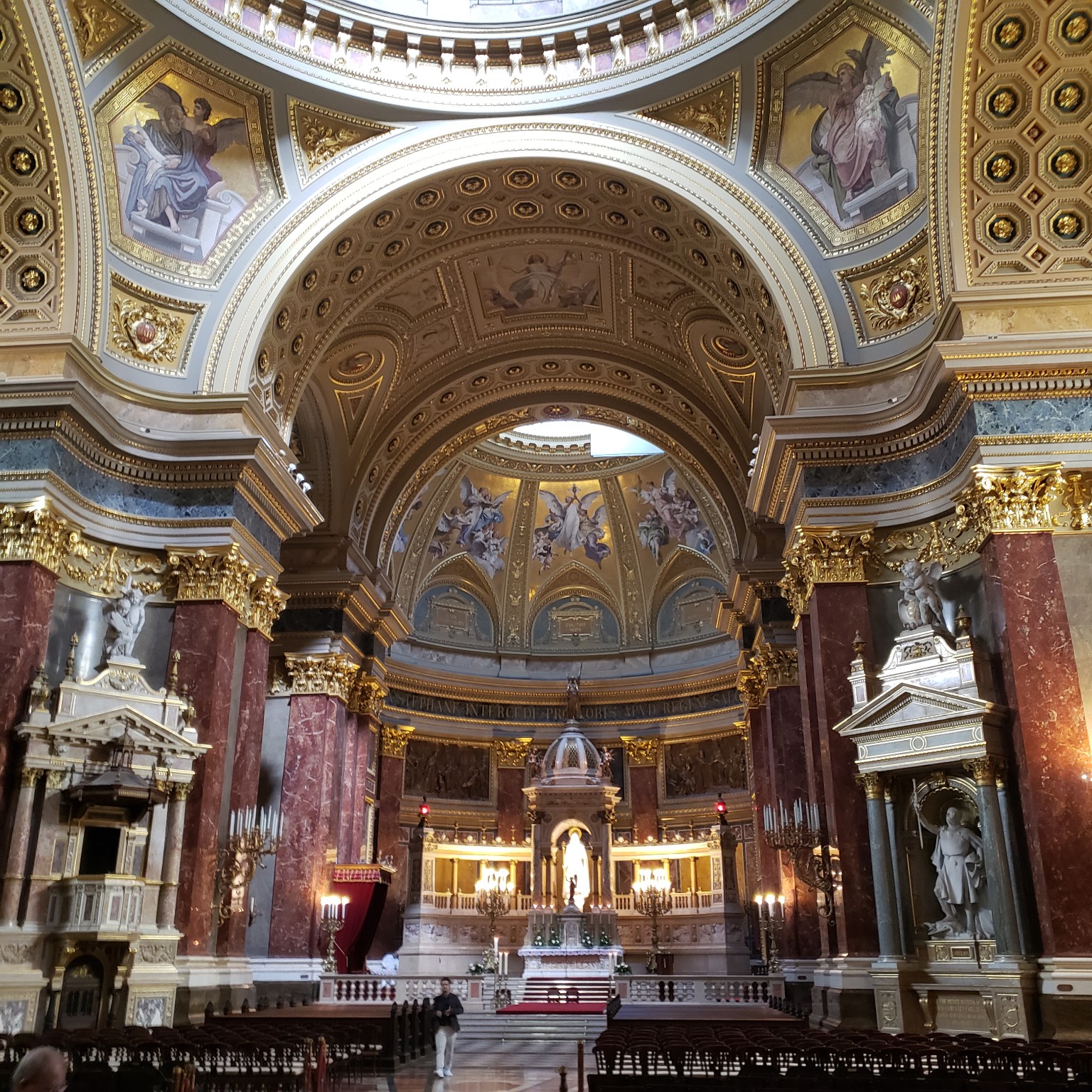 Inside St. Stephen's Basilica