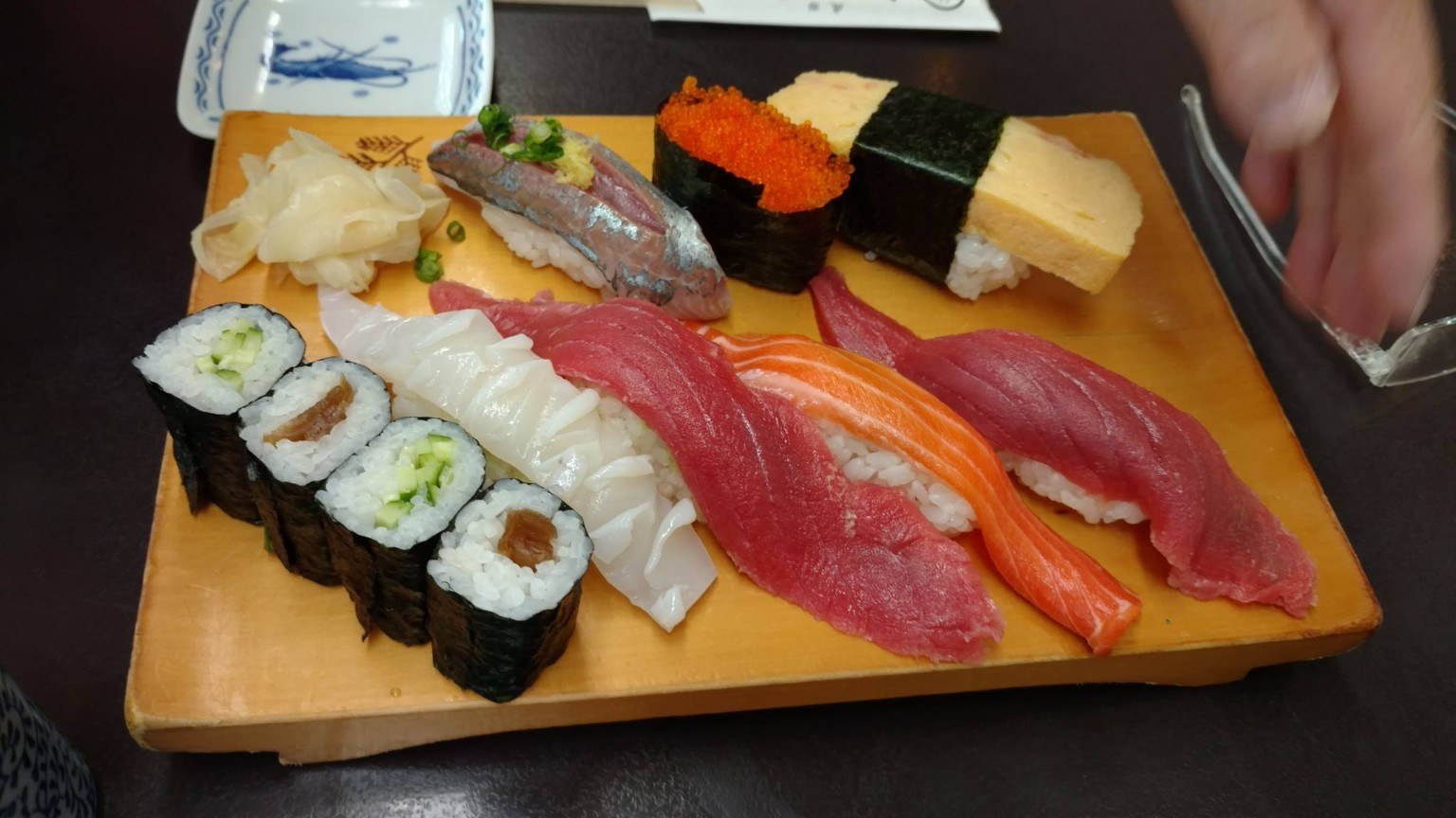 Fresh sushi in Narita