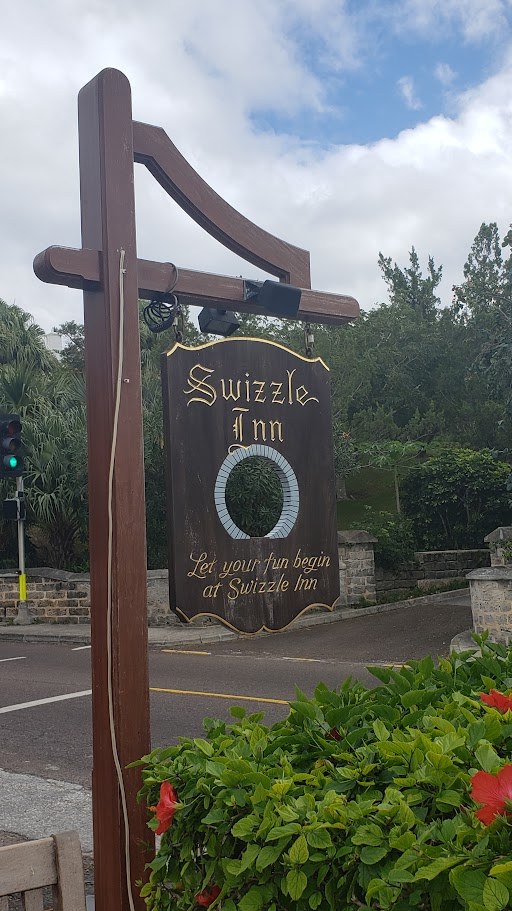 The Swizzle Inn sign in Bermuda