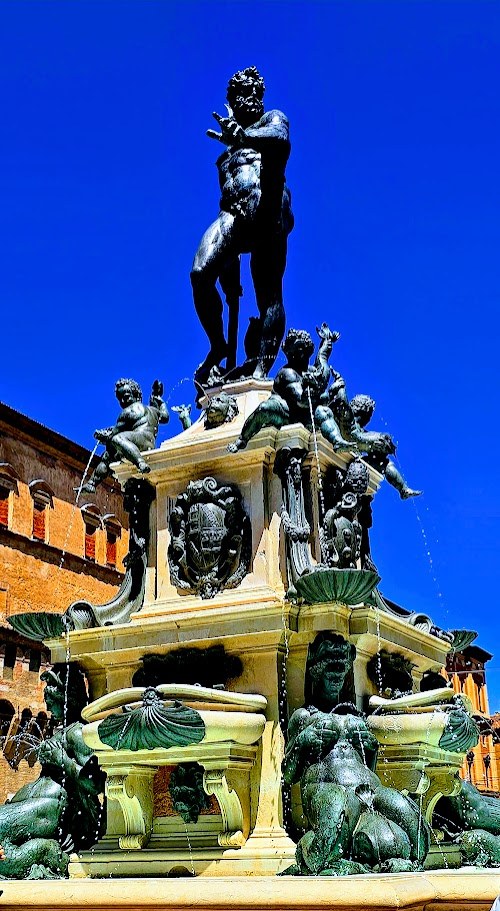 Fountain of Neptune in Bologna