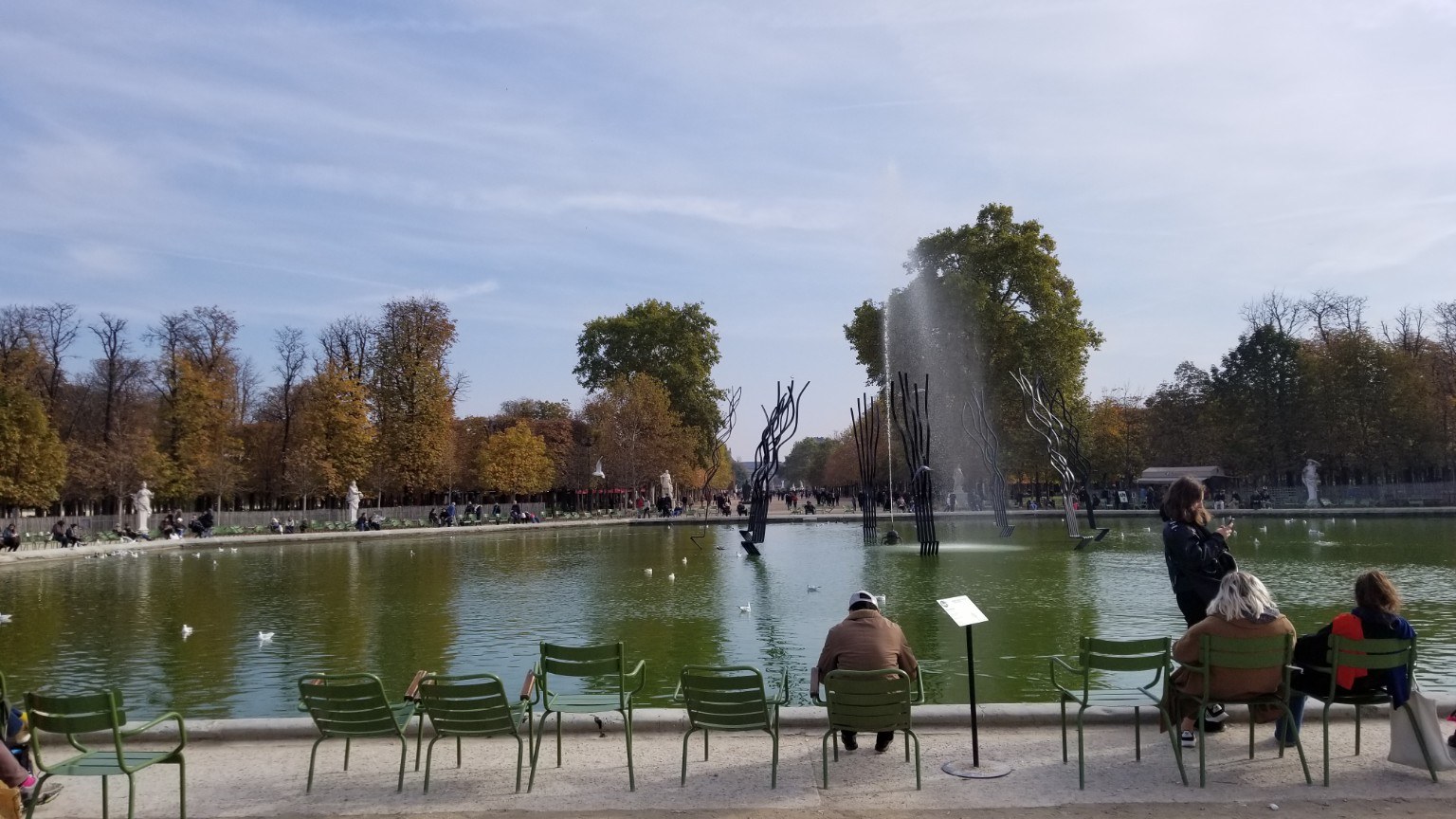 Tuileries Garden fountains