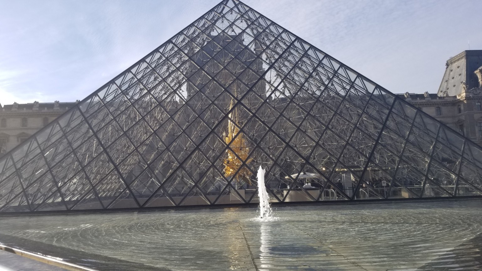 The Louvre pyramid
