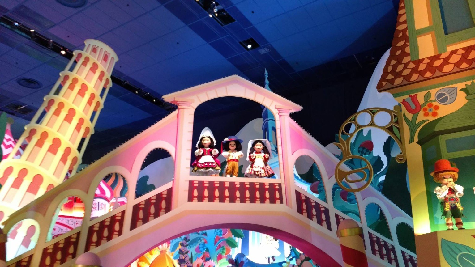 European scene inside It's a Small World