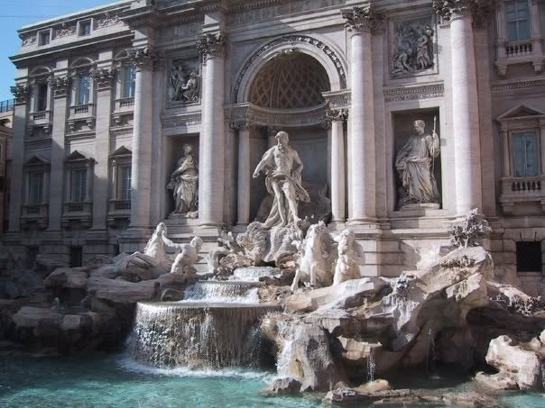 The Trevi Fountain in Rome