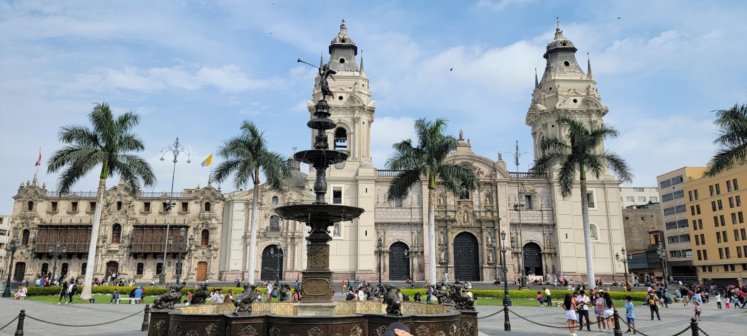 Lima Cathedral and Plaza Mayor