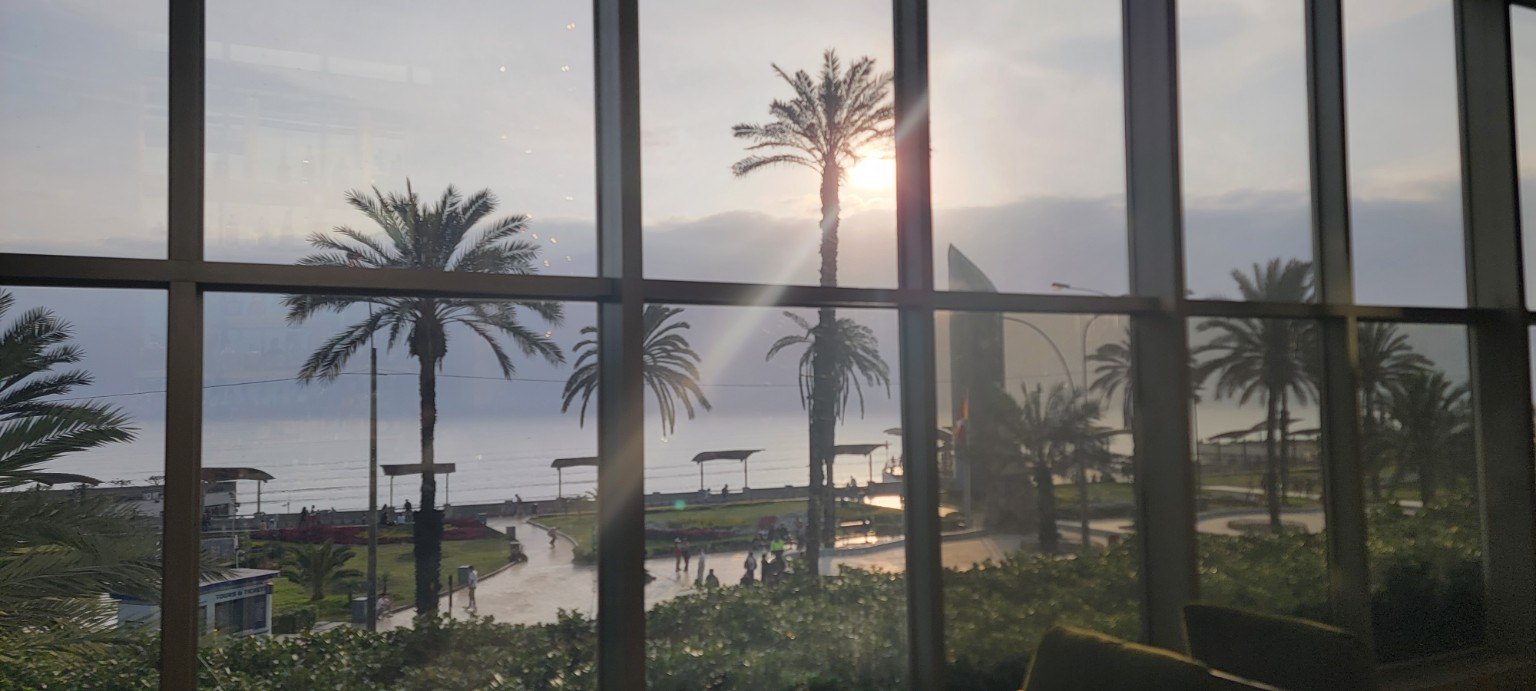 Pacific Ocean view from the JW Marriott in Miraflores, Lima