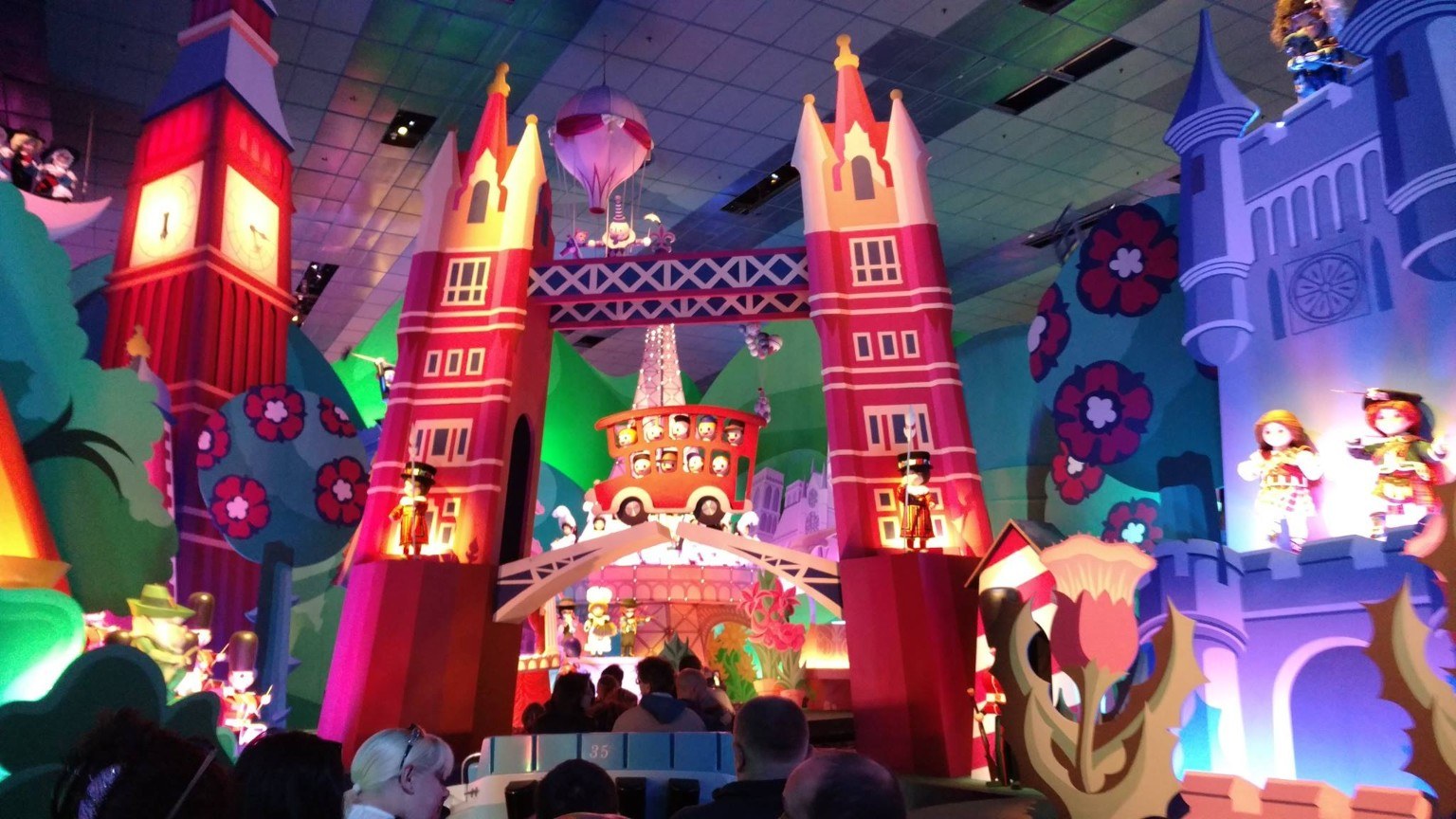 London scene inside It's a Small World